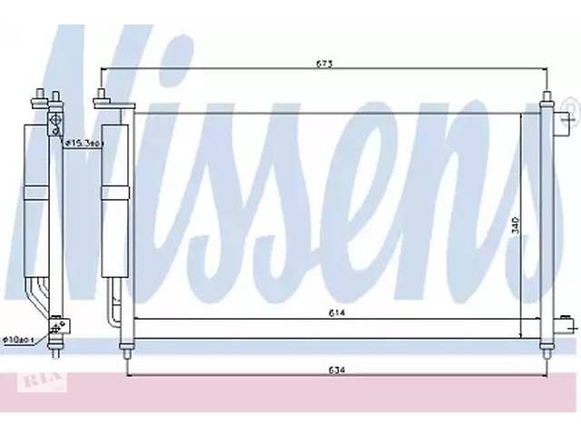 Радиатор кондиционера NT0173174 на Nissan Note 2006-2013