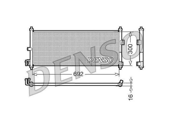 Радиатор кондиционера NISSAN PRIMERA (WP12) 02-,PRIMERA (P12) 02-,PRIMERA (P11) 96-02,ALMERA