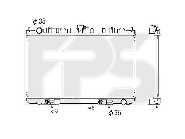 Радиатор AS015574 на NISSAN MAXIMA QX (A33) 2000-2006