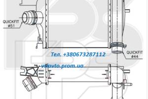 Радиатор надува (интеркулер) RENAULT CAPTUR 13-17