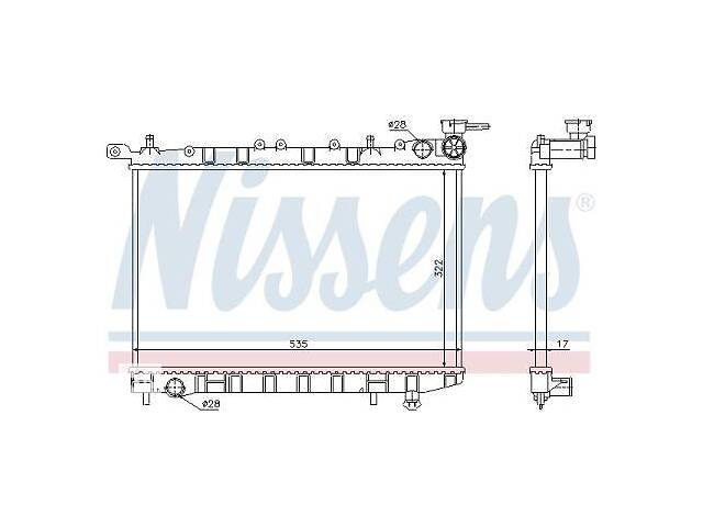 Радиатор Двигателя Nissan Sunny N14 1990-