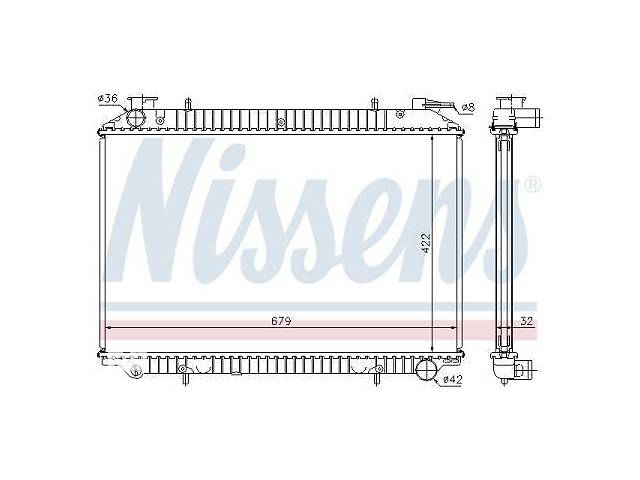 Радиатор Двигателя Nissan Серена 1992- Nissan Ванетт Карго 1994-