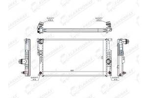 Радиатор охлаждения 2 (F22)- 03.2014 -
