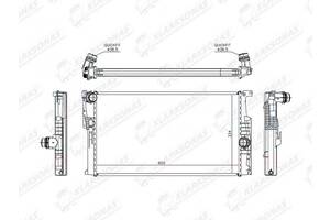 Радіатор охолодження 3 GT (F34)- 01.2012 -