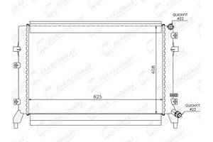 Радіатор охолодження LEON- 09.2005-2012