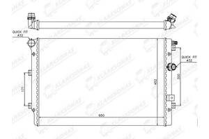 Радіатор охолодження ALHAMBRA- 04.2010 -