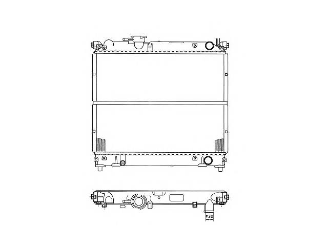 Радиатор охлаждения двигателя для моделей:SUZUKI (VITARA,VITARA)