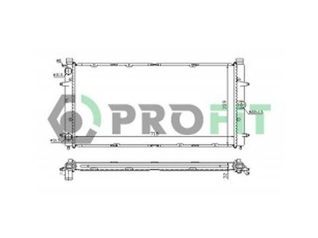 Радиатор охлаждения двигателя WD0174763 на Volkswagen Transporter T4 1990-2003