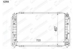 Радиатор охлаждения ESCAPE- 2001 - 2007