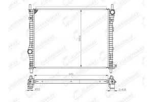 Радіатор охолодження MUSTANG- 01.2018 -