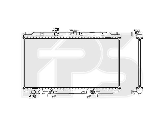 Радиатор охлаждения Nissan Primera (02-)