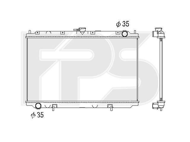 Радиатор охлаждения Nissan Primera (96-)