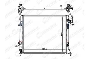Радіатор охолодження KADJAR-2015 -