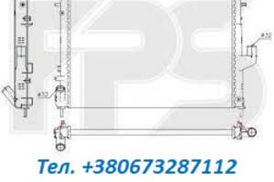 Радіатор охолодження RENAULT DUSTER 10-18