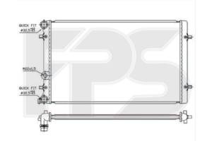 Радиатор охлаждения Volkswagen Golf IV 1997-2003