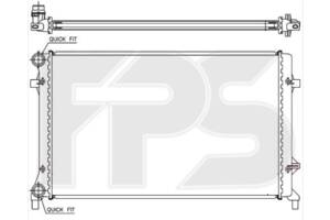 Радиатор охлаждения Volkswagen Golf Plus 2004-2009