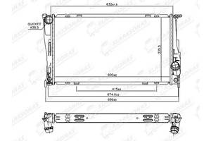 Радіатор охолодження Z4 (E89)- 05.2009 -
