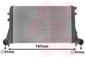 Радіатор охолодження повітря інтеркулер Фольксваген Гольф Volkswagen Golf 2003-2012