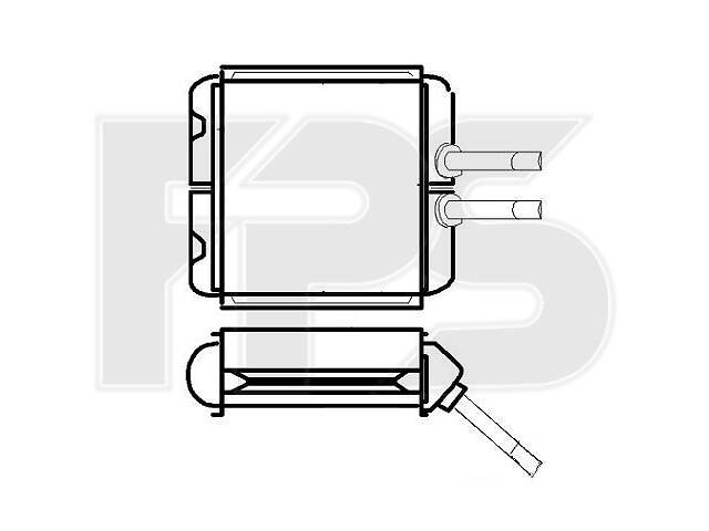 Радіатор отопітеля Daewoo Lanos (97-)