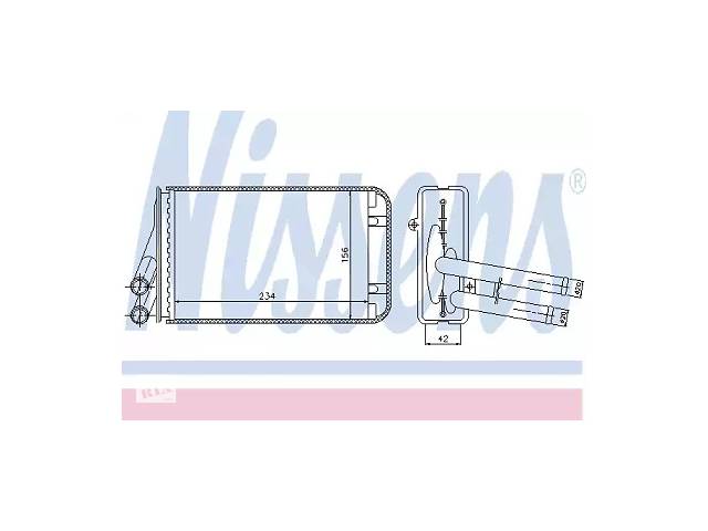 Радиатор печки AR118259 на SKODA SUPERB (3U) 2002-2008