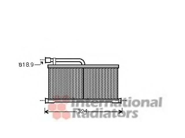 Радиатор печки для моделей:AUDI (A6,A6)