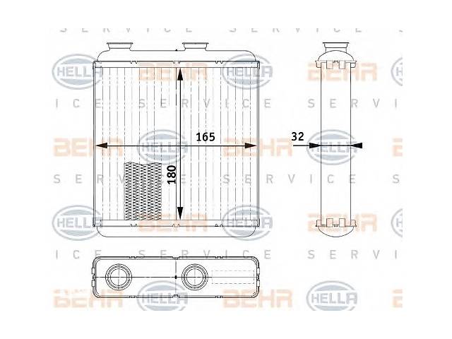 Радиатор печки для моделей:OPEL (MERIVA), VAUXHALL (MERIVA)