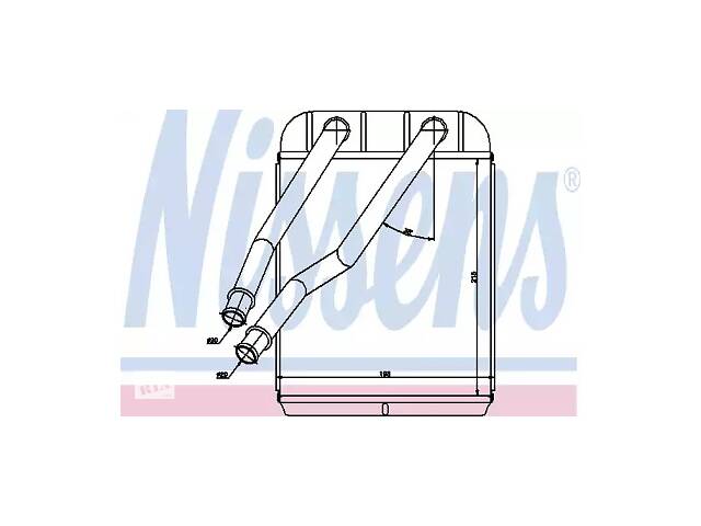 Радиатор печки AR119586 на VOLKSWAGEN TOUAREG 2007-2009