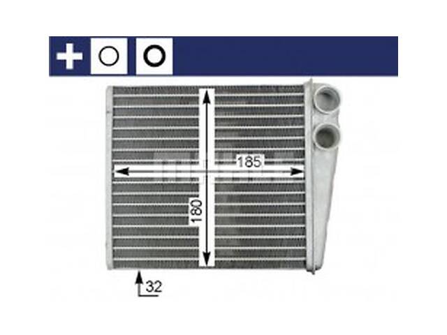 Радиатор печки WD0175410 на Volkswagen Touran 2010-2015