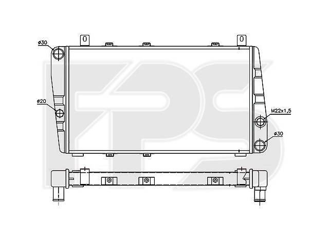 Радіатор Skoda 100