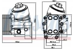 Радиатора масла двигателя WD0175523 на Skoda Roomster 2007-2015