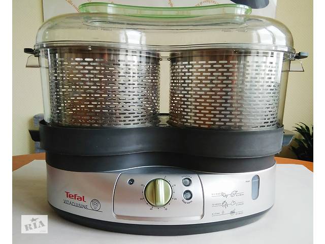 Пароварка TEFAL VITACUISINE Steamer 3 in 1 (можно готовить 3 блюда  одновременно, серия S06,Б/У как новая,мощность 2000W - Пароварки в Киеве на  RIA.com