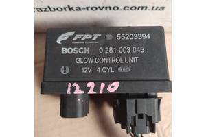 Реле свічок розжарювання Fiat Ducato Doblo Bravo 0281003043 55203394