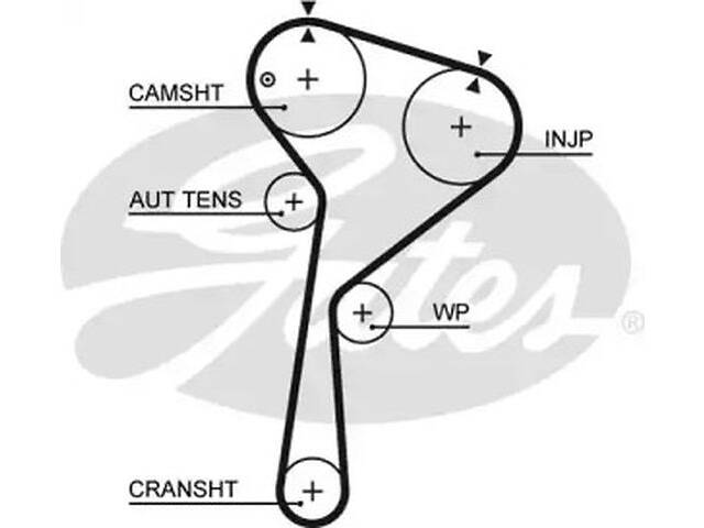 Ремінь ГРМ NT0176194 на Nissan Almera N16 2000-2006