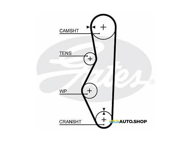 Ремень Lada 112 (2112) 1995.01 -2011.12» Gates 5521XS
