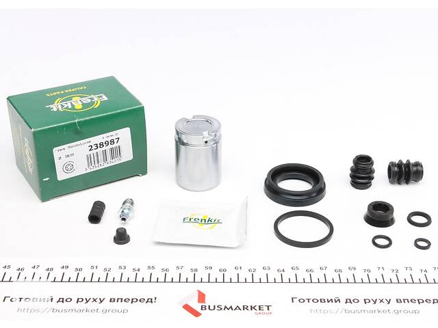 Ремкомплект супорта (заднього) Nissan Primera/Almera 96-11 (d=38mm) (+поршень з механізмом) (Lucas)-Cклад