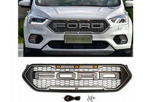 Решетка радиатора Ford Escape Kuga (16-19) стиль Raptor