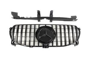 Решетка радиатора Mercedes C167 GLE Coupe сток (2019+) тюнинг стиль AMG 63 (черная)