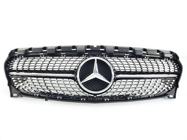 Решетка радиатора Mercedes CLA-Class W117 2017-2019год Diamond Black