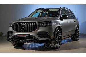 Решітка радіатора Mercedes GLS X167 (2019+) стиль AMG 63 (чорна)