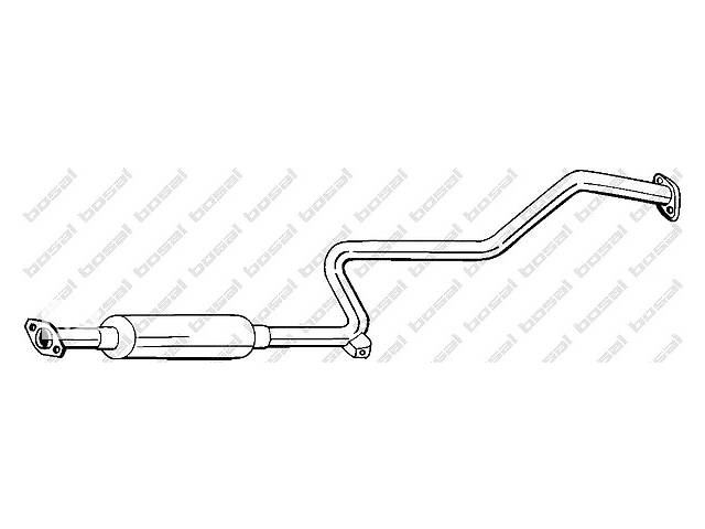 Резонатор средняя часть для моделей:NISSAN (SUNNY)