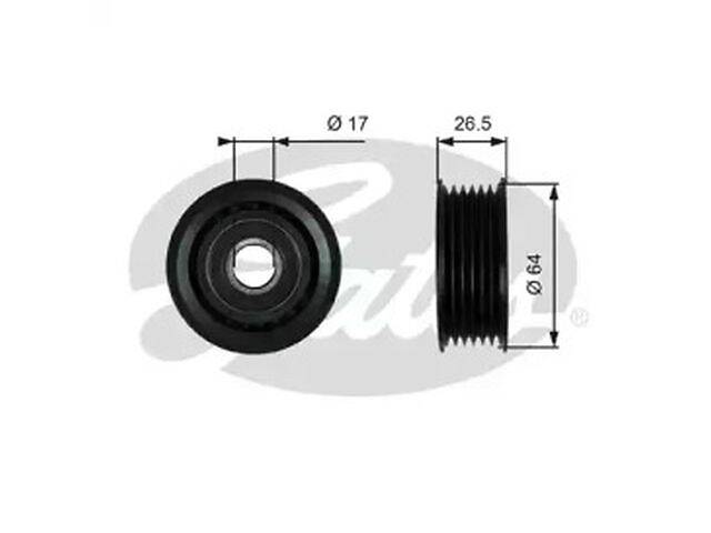 Ролик натяжитель поликлинового ремня WD0176742 на Jeep Grand Cherokee WK2 2011-2021