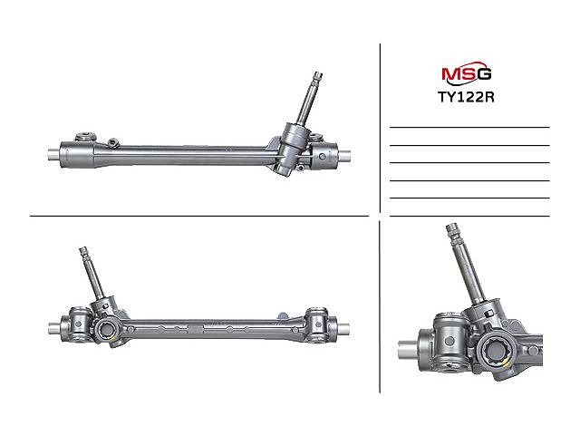 Рулевая рейка без ГУР TOYOTA YARIS 2011- MSG Rebuilding TY122R