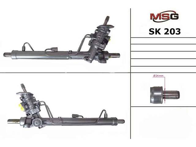 Рулевая рейка с ГУР новая SEAT CORDOBA (6L2) 02-09;SKODA FABIA (6Y2) 99-08;VW POLO (9N_) 01-09 SEAT CORDOBA (6L2) 02...