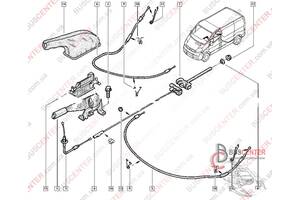 Рычаг стояночного тормоза (ручка, ручник) Opel Vivaro (2000-2014) 91167120
