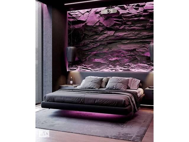 #Арт-бетон #Штамп на стене #фактура камня, #имитация скалы - Фото 2