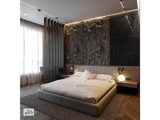 #Арт-бетон #Штамп на стене #фактура камня, #имитация скалы - Фото 6
