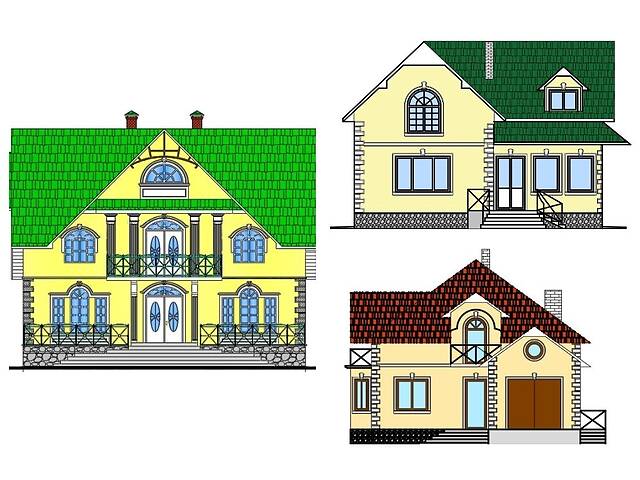 Проекти будинків, проєктування будинків, архітектурна частина