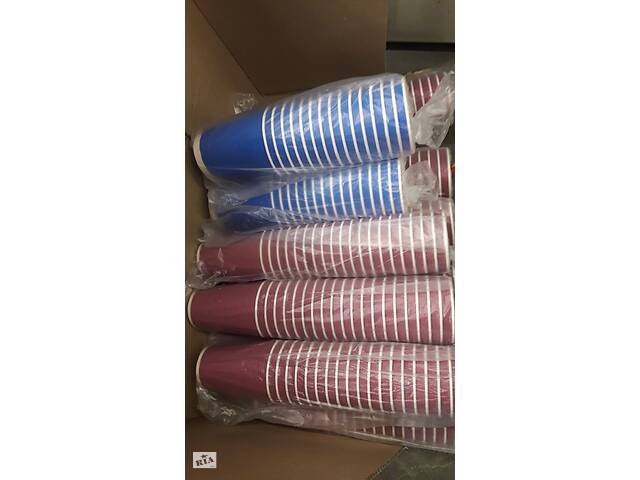 Стакан для кави та чаю 2-стінний білий+крафт - Фото 4