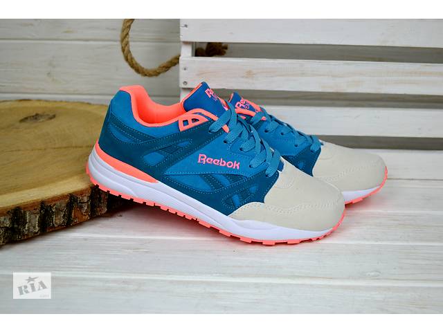 Женские кроссоки Reebok Classic бирюзовые рибок класик