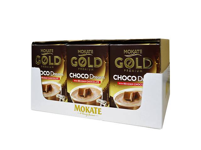 Шоколад Mokate Gold Premium Choco Dream, бельгийский шоколад, 25г*8шт., 9 уп.